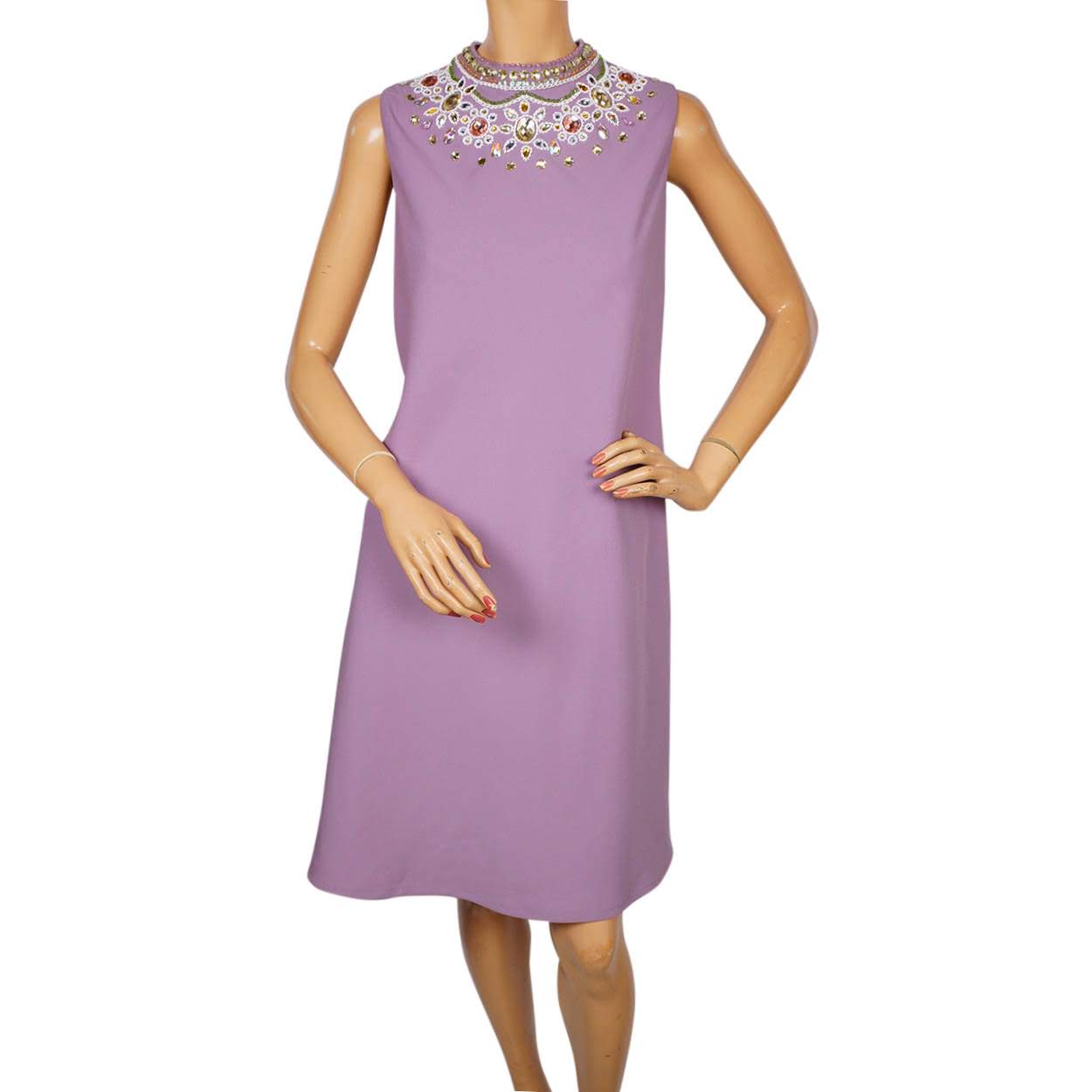 moschino purple dress Love Moschino - Printed technical jersey dress - Purple