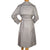 Vintage Trench Style Rain Coat 1975 Unused Grey Nylon Mr Michel Ladies Size L 14 - Poppy's Vintage Clothing