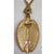 Vintage 1970s Orena Paris Pendant Necklace Gold Toned w Black Enamel - Poppy's Vintage Clothing