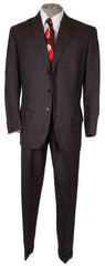 1950s Mens Suit Vintage Hand Tailored Jacket & Pants Made in Egypt Size M 38/40 - Poppy's Vintage Clothing