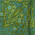 Vintage 1970s Pierre Cardin Silk Twill Scarf Olive Green Ornate Print 30" - Poppy's Vintage Clothing