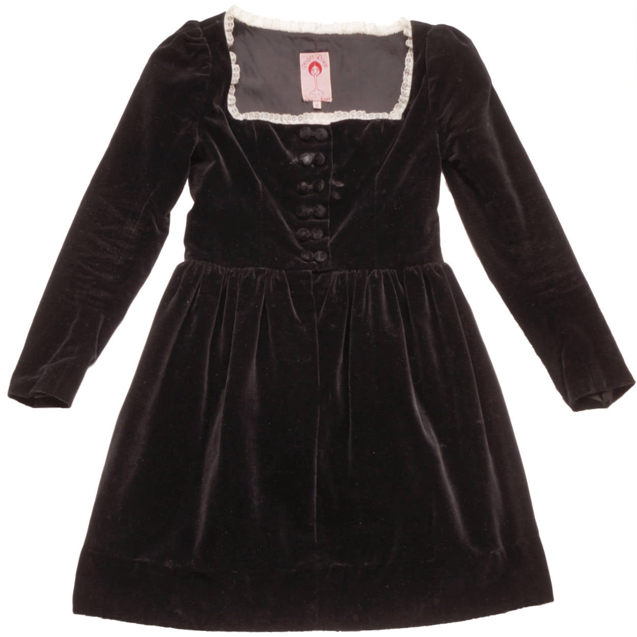 Vintage 1960s Mod Black Velvet Dolly Mini Dress - Poupee Rouge - Susie Poppy's Vintage Clothing Vintage 1960s Mod Black Velvet Dolly Mini Dress - Poupee Rouge - Susie Poppy's Vintage Clothing
