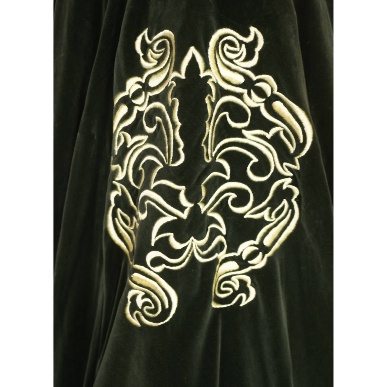 Vintage 1950s Canadian Couture Velvet Ball Gown Richard Lorain Couturier Montreal - Poppy's Vintage Clothing