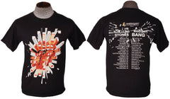 Rolling Stones T Shirt North American Tour A Bigger Bang 2005 Cities Only Small - Poppy's Vintage Clothing