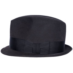 Vintage 1950s Schoble Fur Felt Fedora Hat Mens Size 8 1/8 XXXL 3XL - Poppy's Vintage Clothing