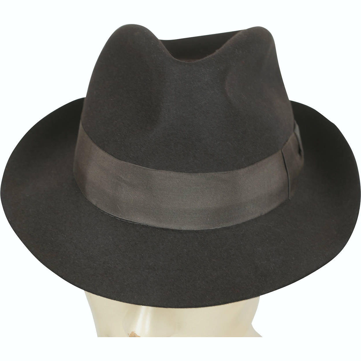 Vintage 1950s Mens Fedora Hat Mossant France Sools Paris Fur Felt Size M 7 1/8 - Poppy's Vintage Clothing