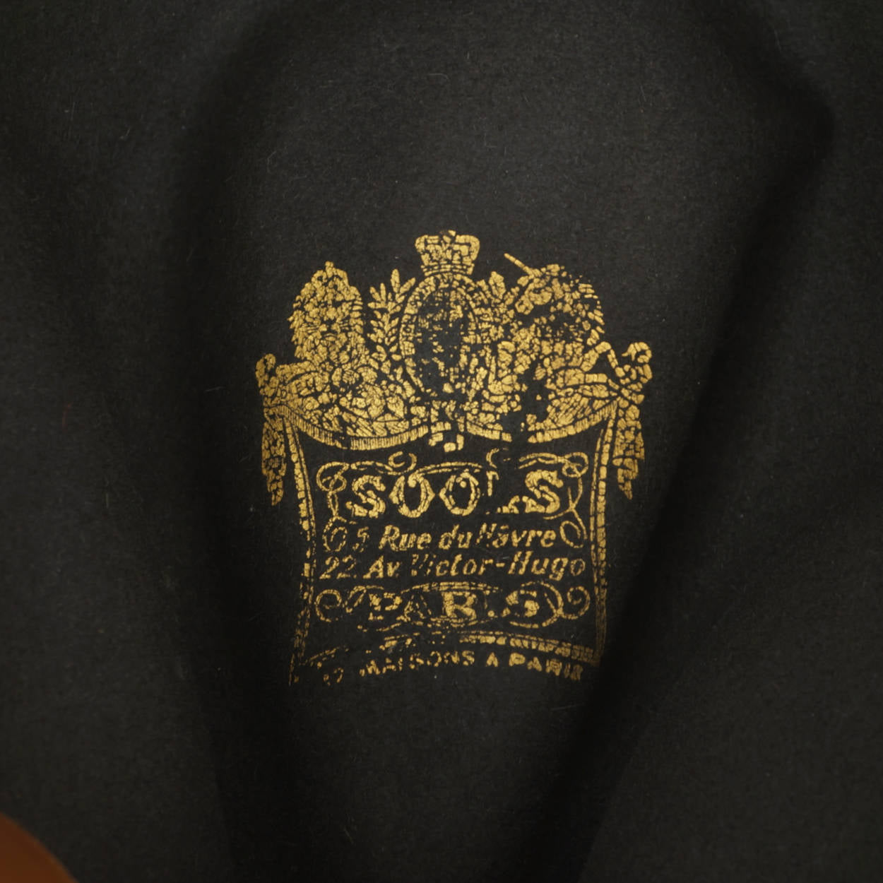 Vintage 1950s Mens Fedora Hat Mossant France Sools Paris Fur Felt Size M 7 1/8 - Poppy's Vintage Clothing