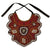 Vintage Tibetan Coral Beaded Breastplate Bib Collar w Belt and Necklace - Poppy's Vintage Clothing