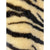 Vintage 1980s Faux Fur Coat Tiger Pattern Made in France L