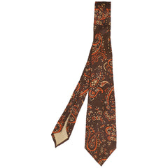 Vintage Tie 1930s Necktie by Tooke Montreal Kentwood Prints Paisley Pattern - Poppy's Vintage Clothing