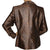 Vintage 1980s Yves St Laurent Suit Jacket Brown Snakeskin Pattern Ladies M 40 - Poppy's Vintage Clothing