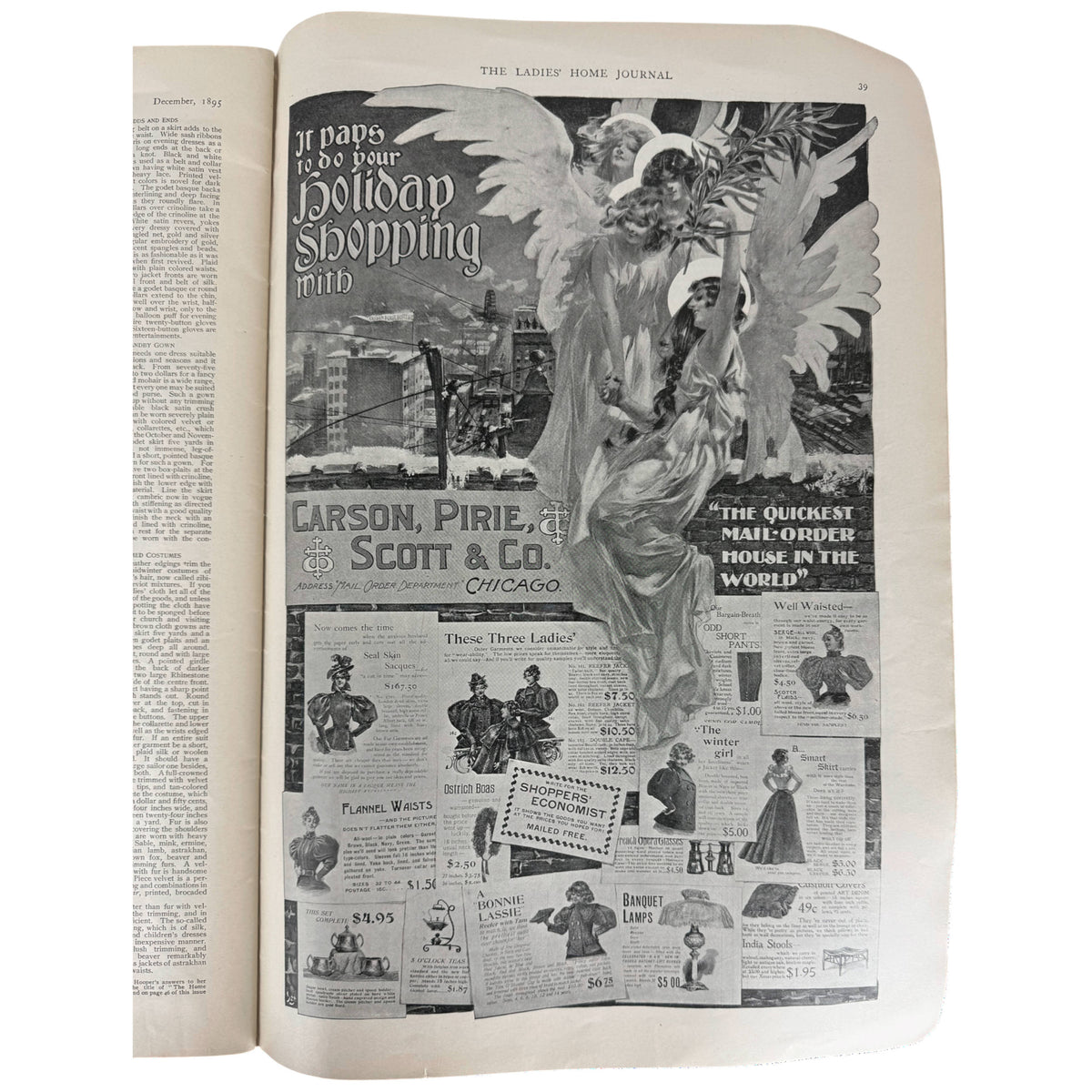 A Carson, Pirie, Scott & Co ad in the 1895 Ladies Home Journal 