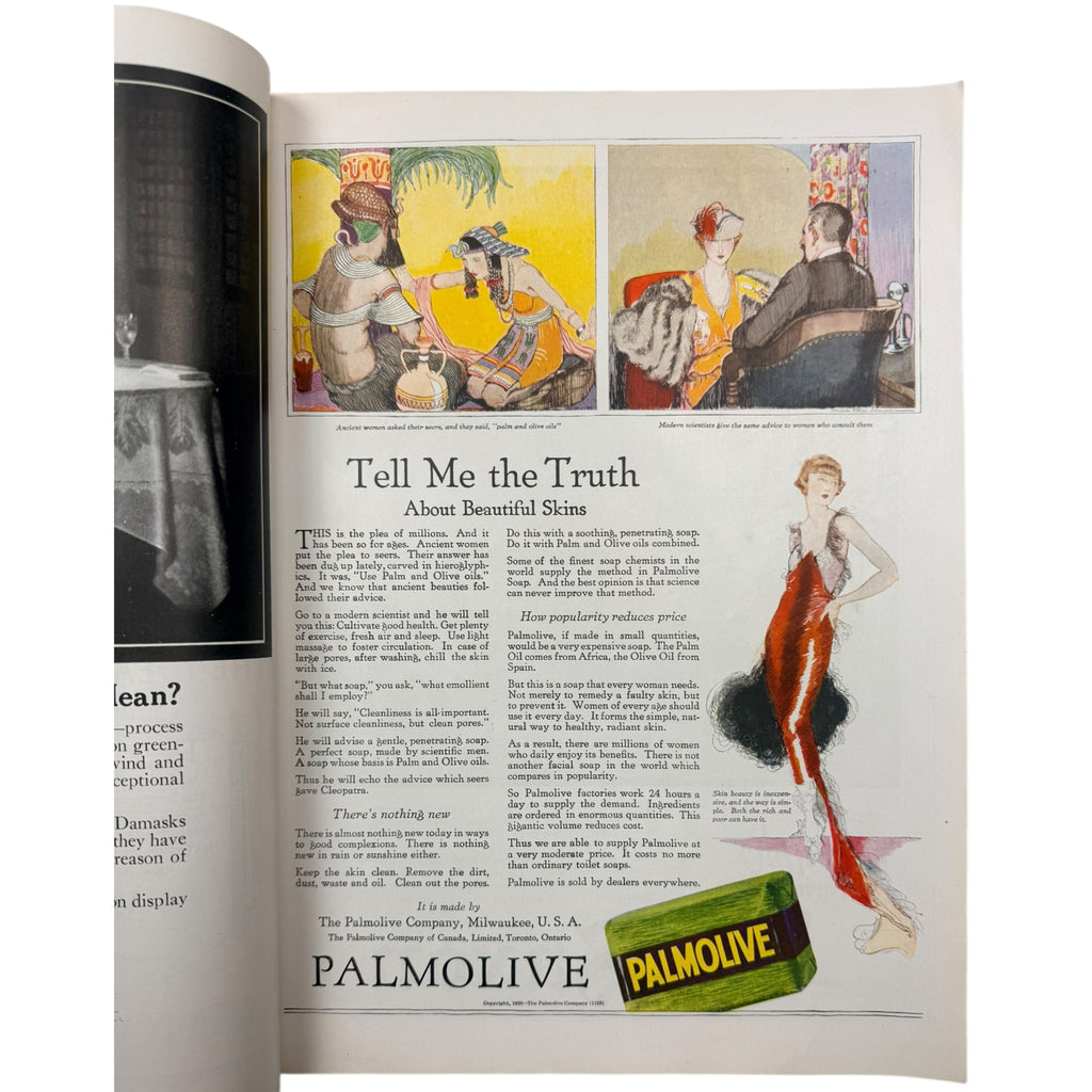 Vintage 1920 Vogue Magazine November 1 Winter Fashions Issue