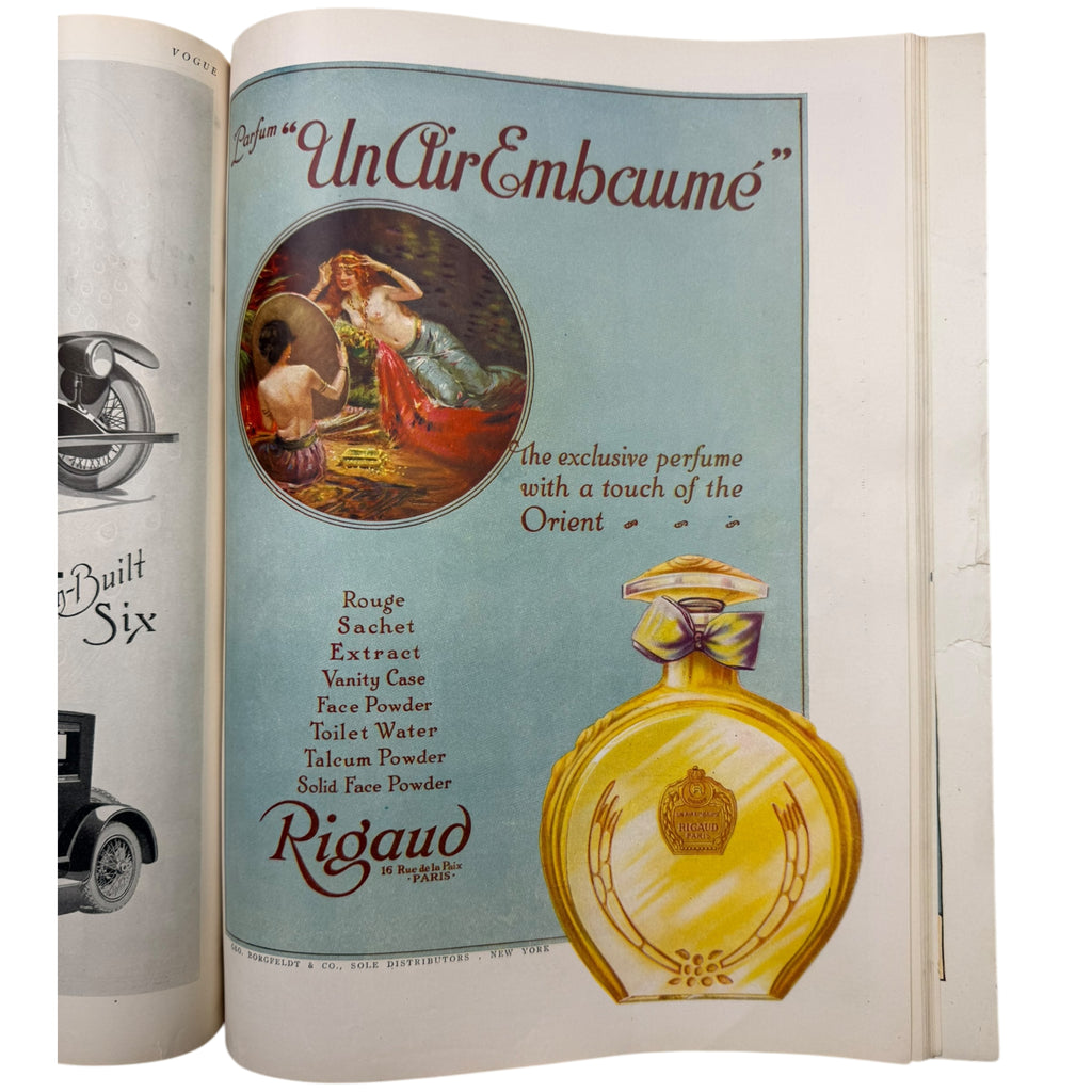 Vintage 1920 Vogue Magazine November 1 Winter Fashions Issue