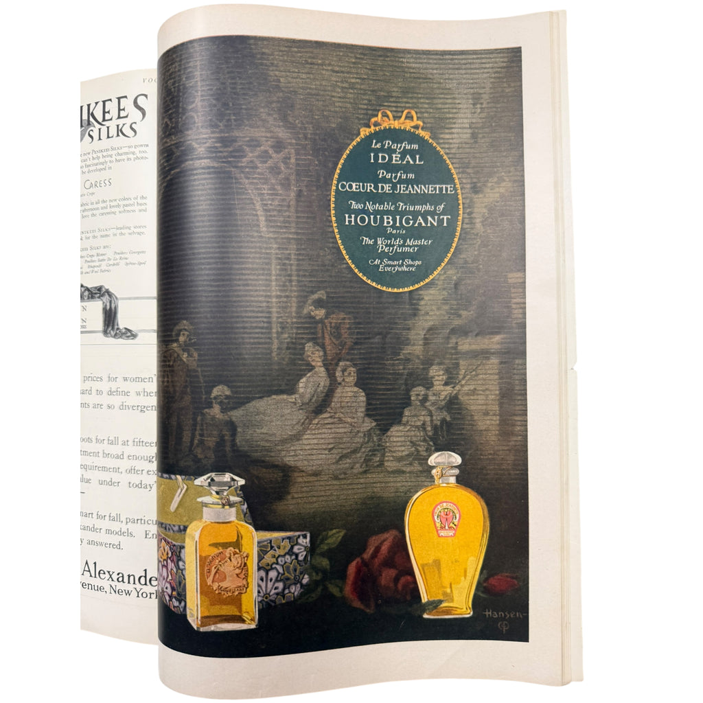 Vintage 1920 Vogue Magazine November 1 Winter Fashions Issue