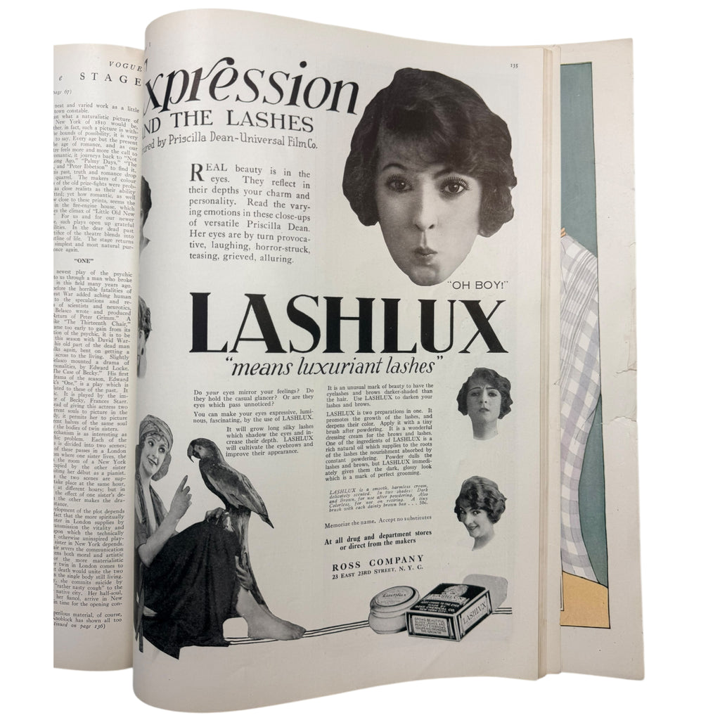 Vintage 1920 Vogue Magazine November 1 Winter Fashions Issue