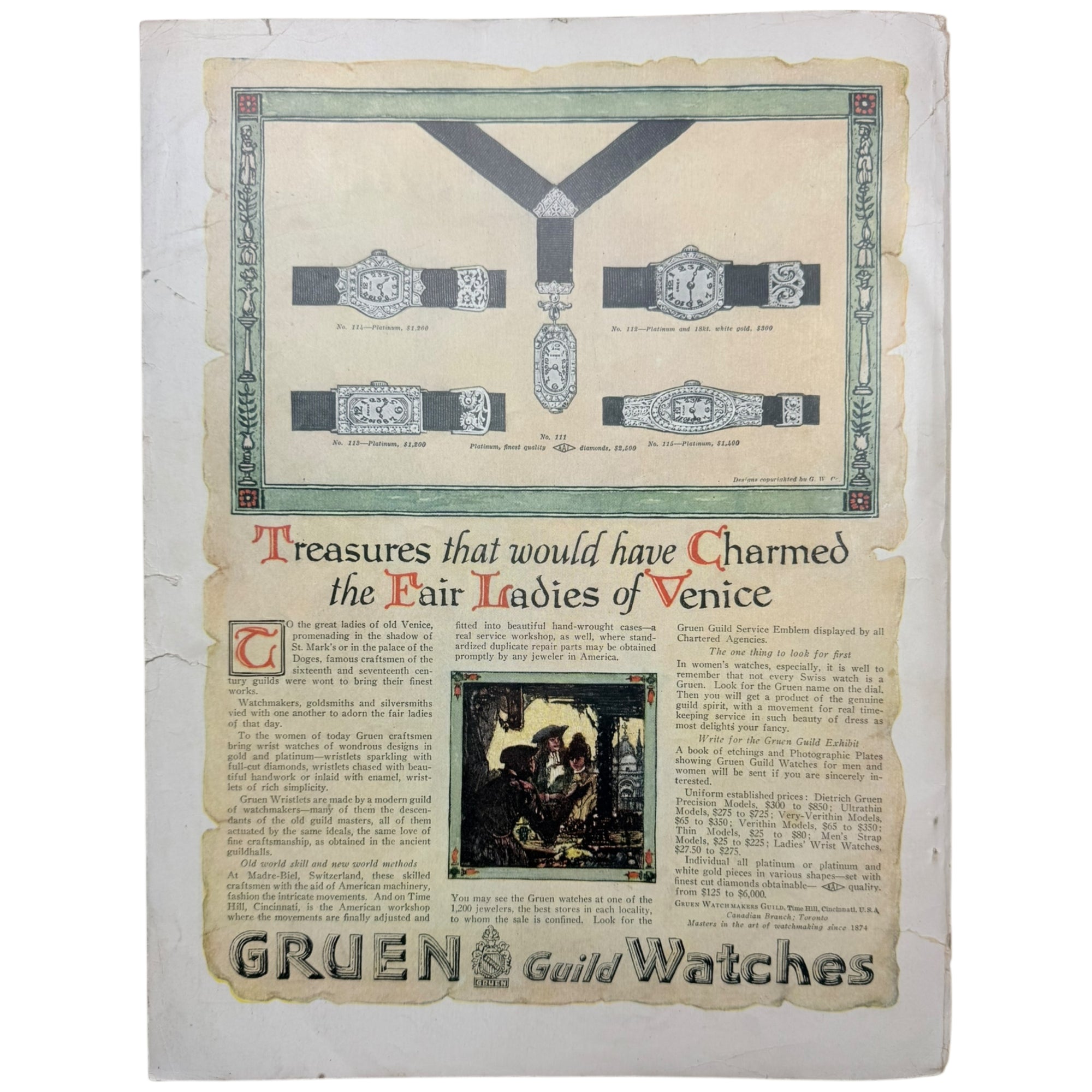 Vintage 1920 Vogue Magazine November 1 Winter Fashions Issue