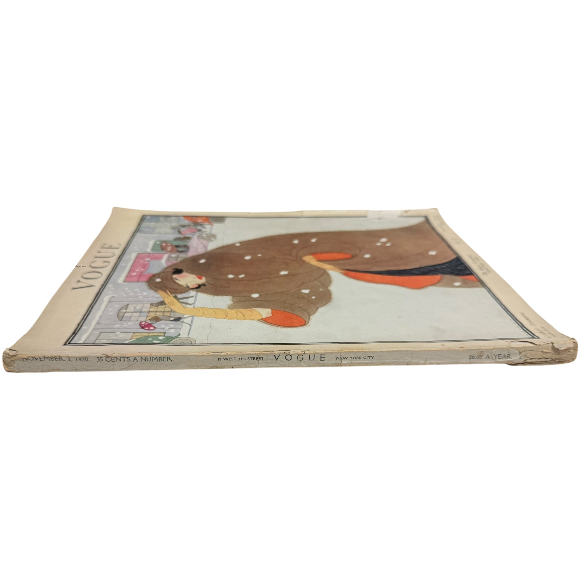 Vintage 1920 Vogue Magazine November 1 Winter Fashions Issue