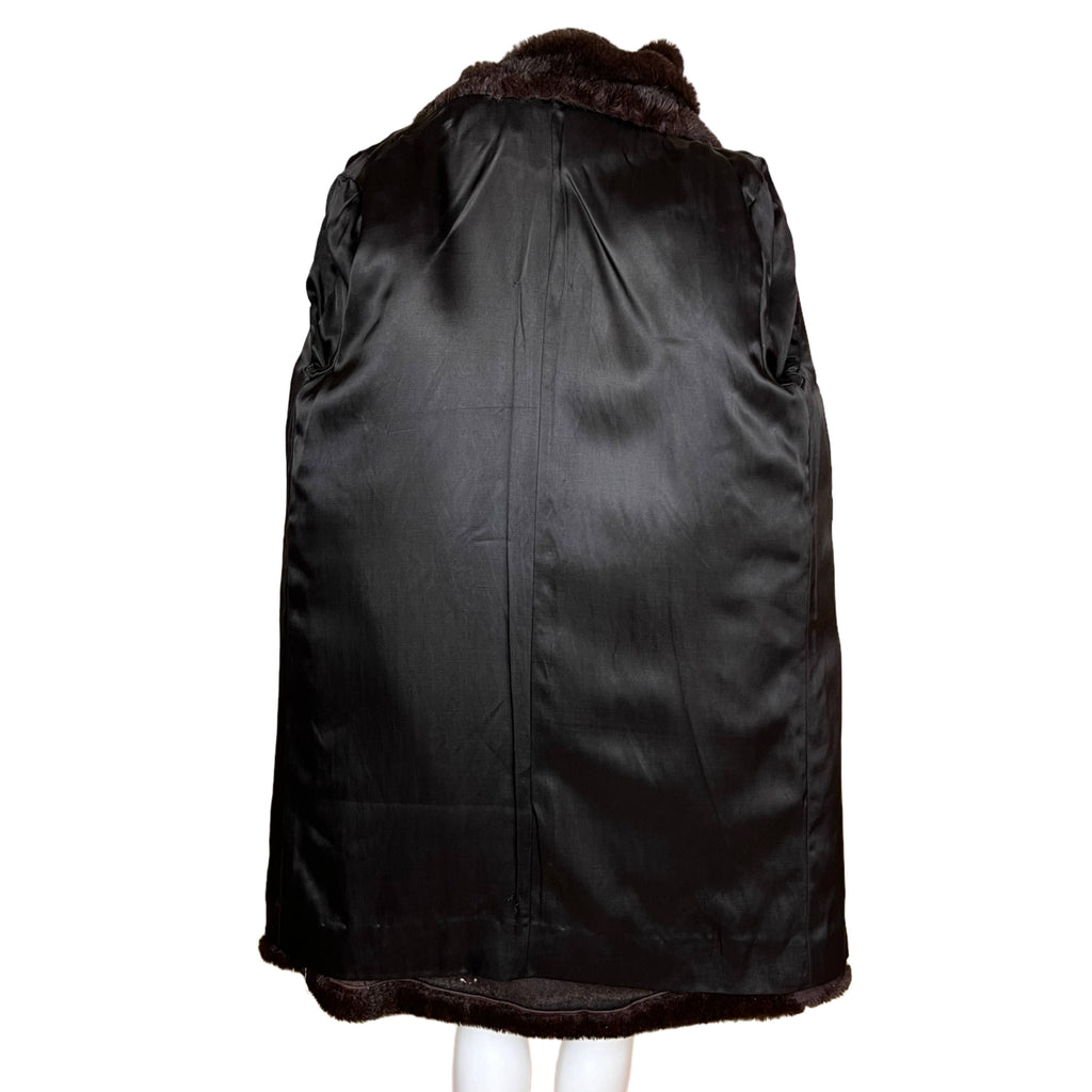 Vintage 20s Alpaca Teddy Bear Coat Motoluxe Ladies Overcoat