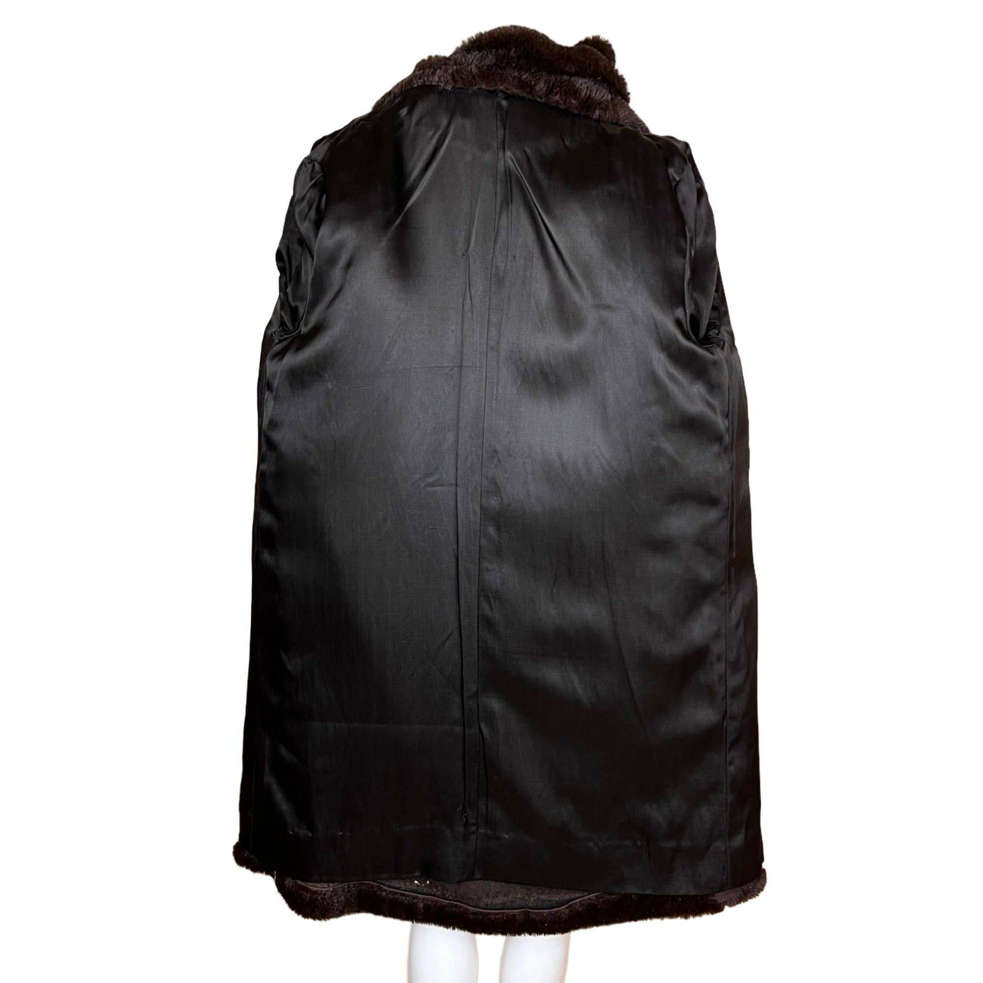 Vintage 20s Alpaca Teddy Bear Coat Motoluxe Ladies Overcoat