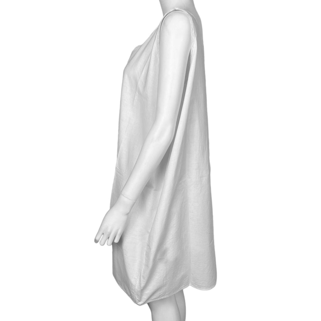 1920s Antique White Cotton Nightgown Nightie Size L XL