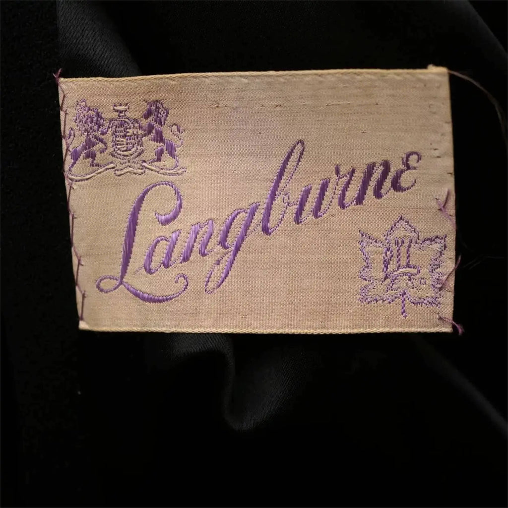 Vintage 1930s Wool Coat by Langburne Canada Ladies Size L
