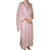 Vintage Japanese Silk Kimono Floral Embroidery Robe Size M L