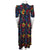 Vintage 1930s Day Dress Floral Printed Silk Size M