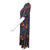 Vintage 1930s Day Dress Floral Printed Silk Size M
