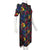 Vintage 1930s Day Dress Floral Printed Silk Size M