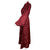 Vintage 1930s Dressing Gown Maroon Silk Robe Ladies Size M