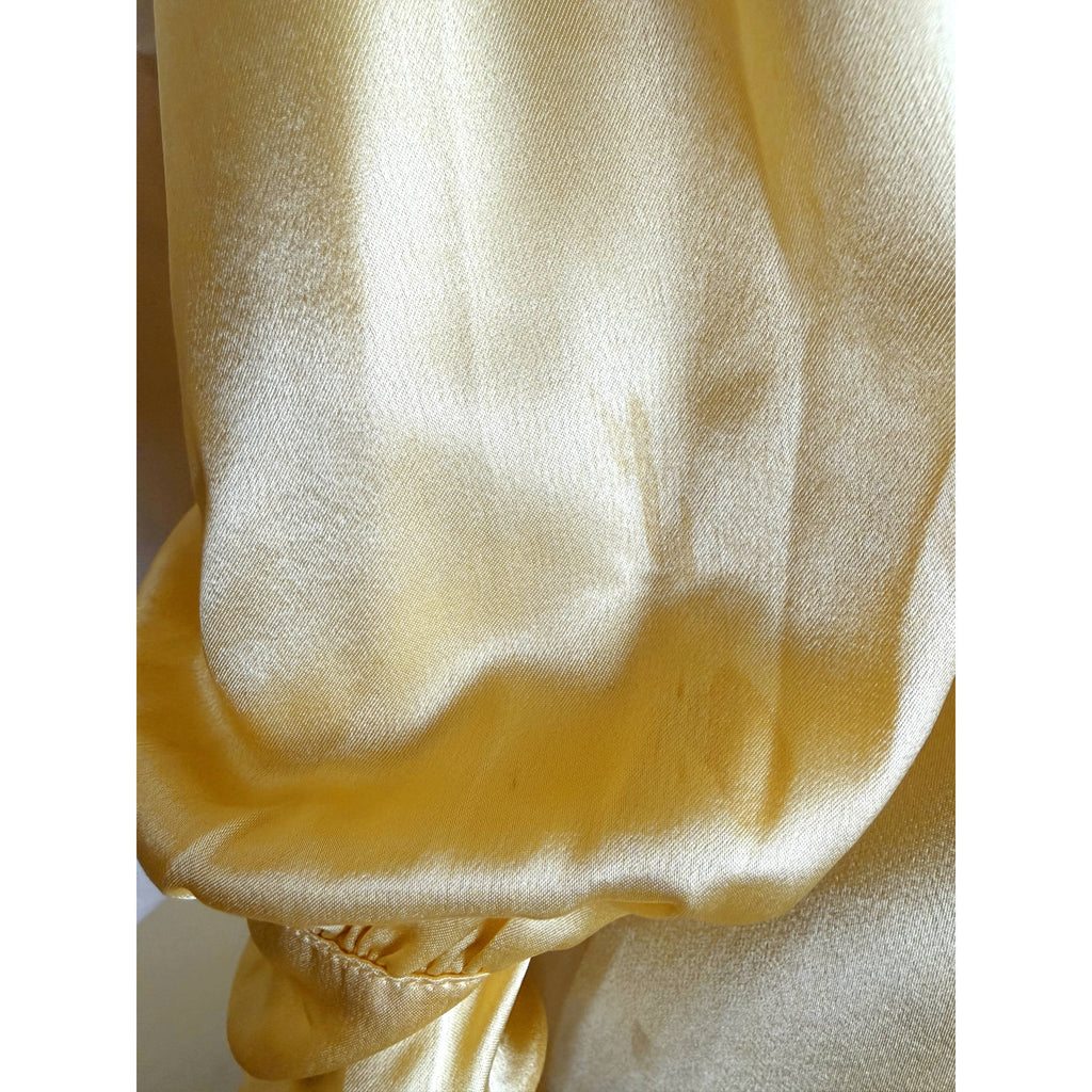 stains on right sleeve