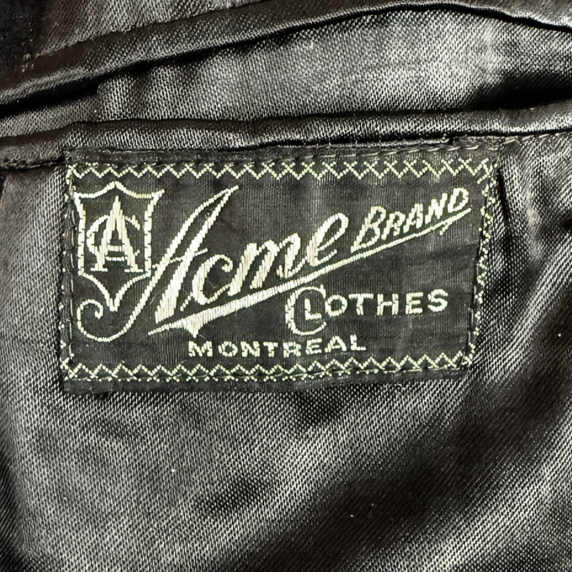 Vintage 1940s Mens Overcoat Mens Wool Coat Acme Montreal M L