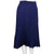 Vintage 1940s Skirt Suit Blue Wool Gabardine Size Medium 28”