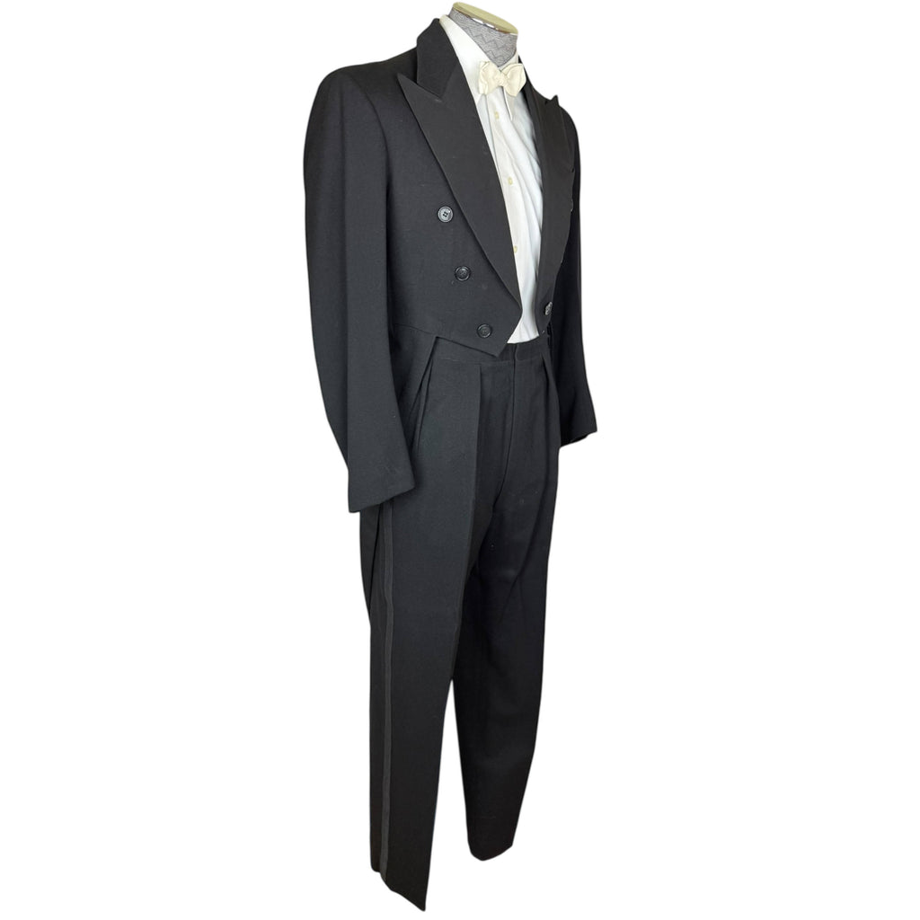 Vintage 1940s Tuxedo Tails Suit by Classy Formal Wear