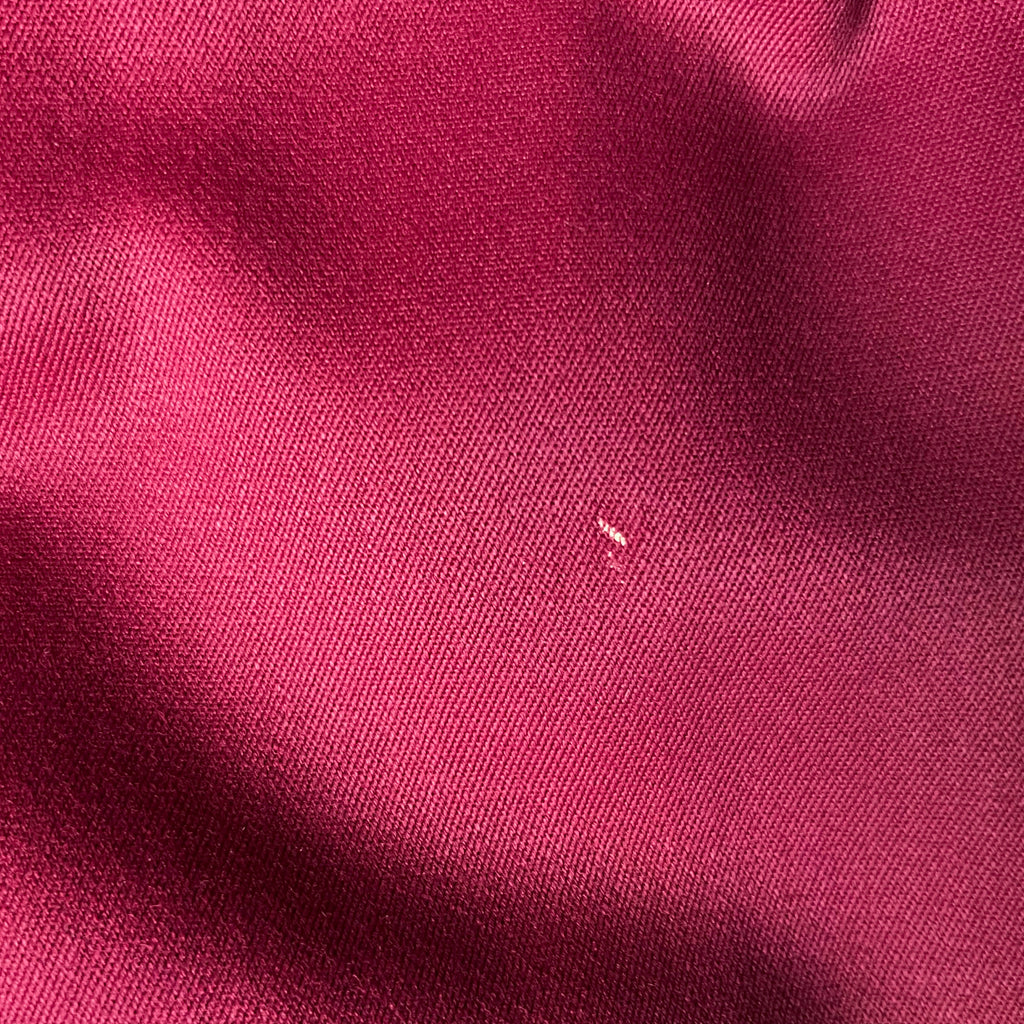 Vintage 1940s Skirt Suit Wool Gabardine Dark Raspberry Sz M