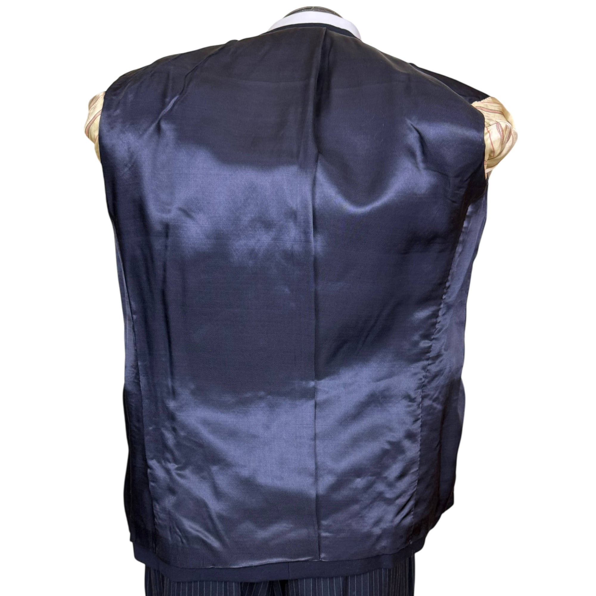 lining of vintage 1940s double breasted blazer