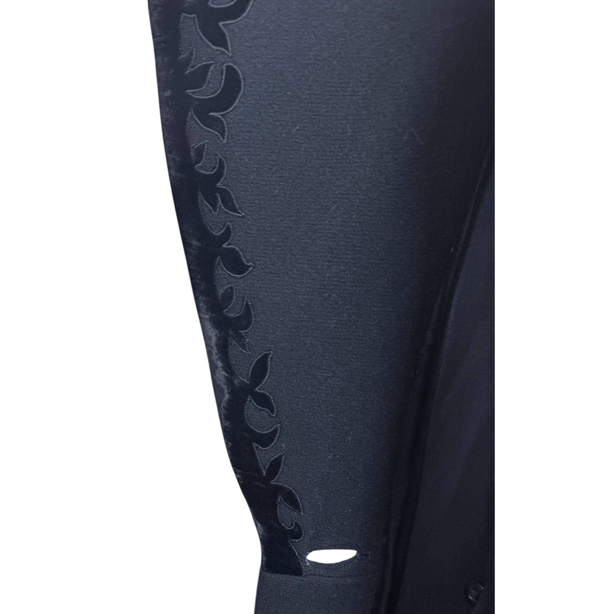 Vintage 1940s Coat Black Wool Princess Style Women’s Size L