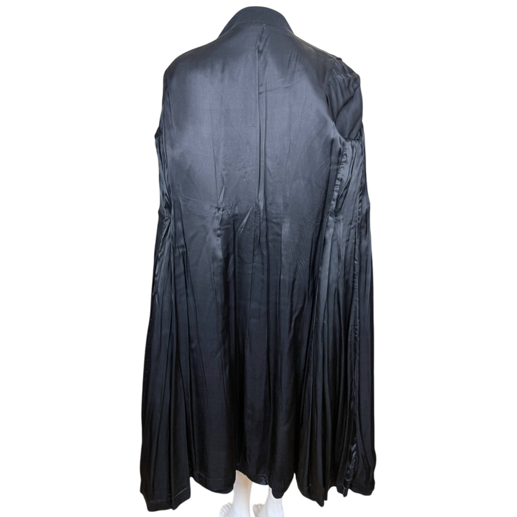Vintage 1940s Coat Black Wool Princess Style Women’s Size L