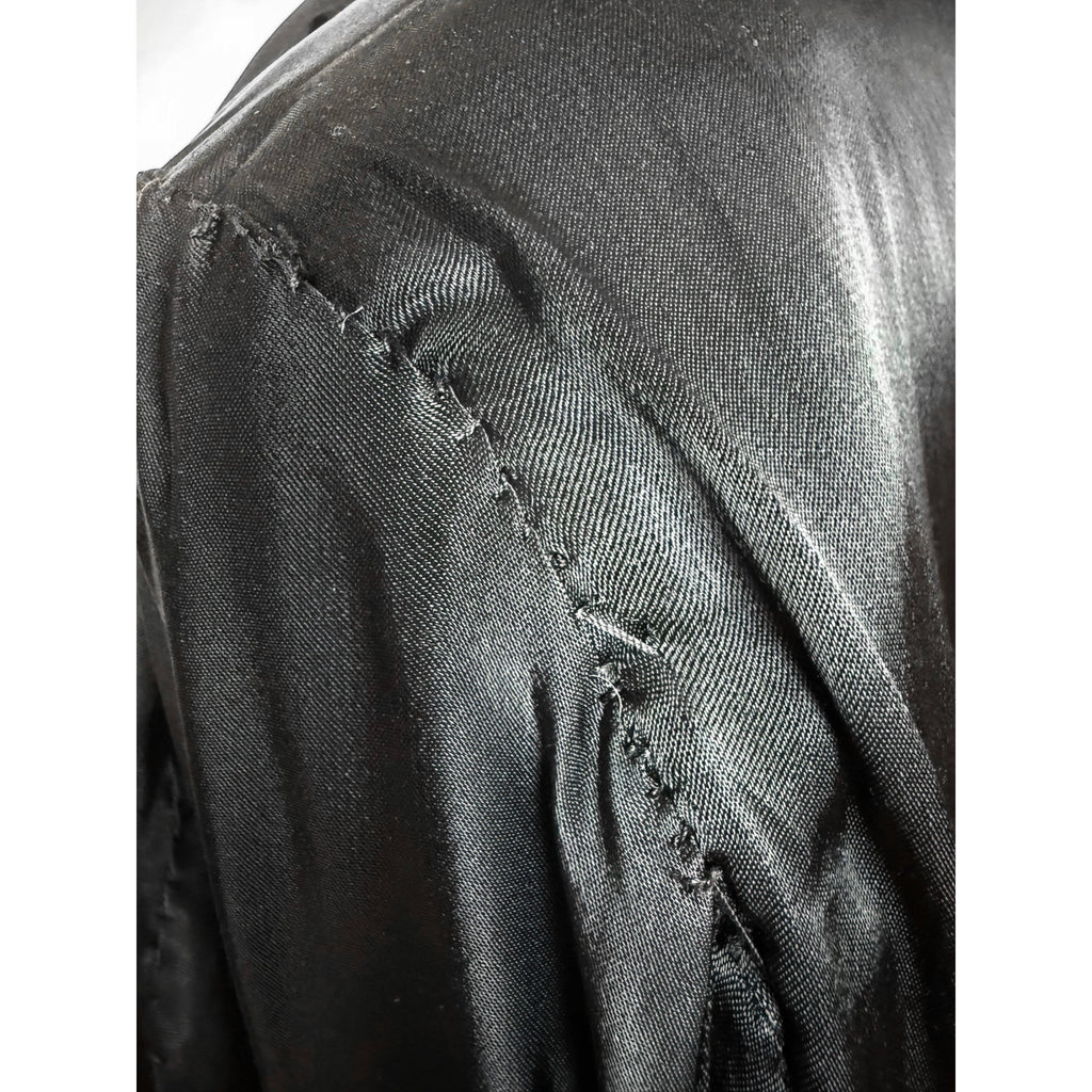 Vintage 1940s Coat Black Wool Princess Style Women’s Size L
