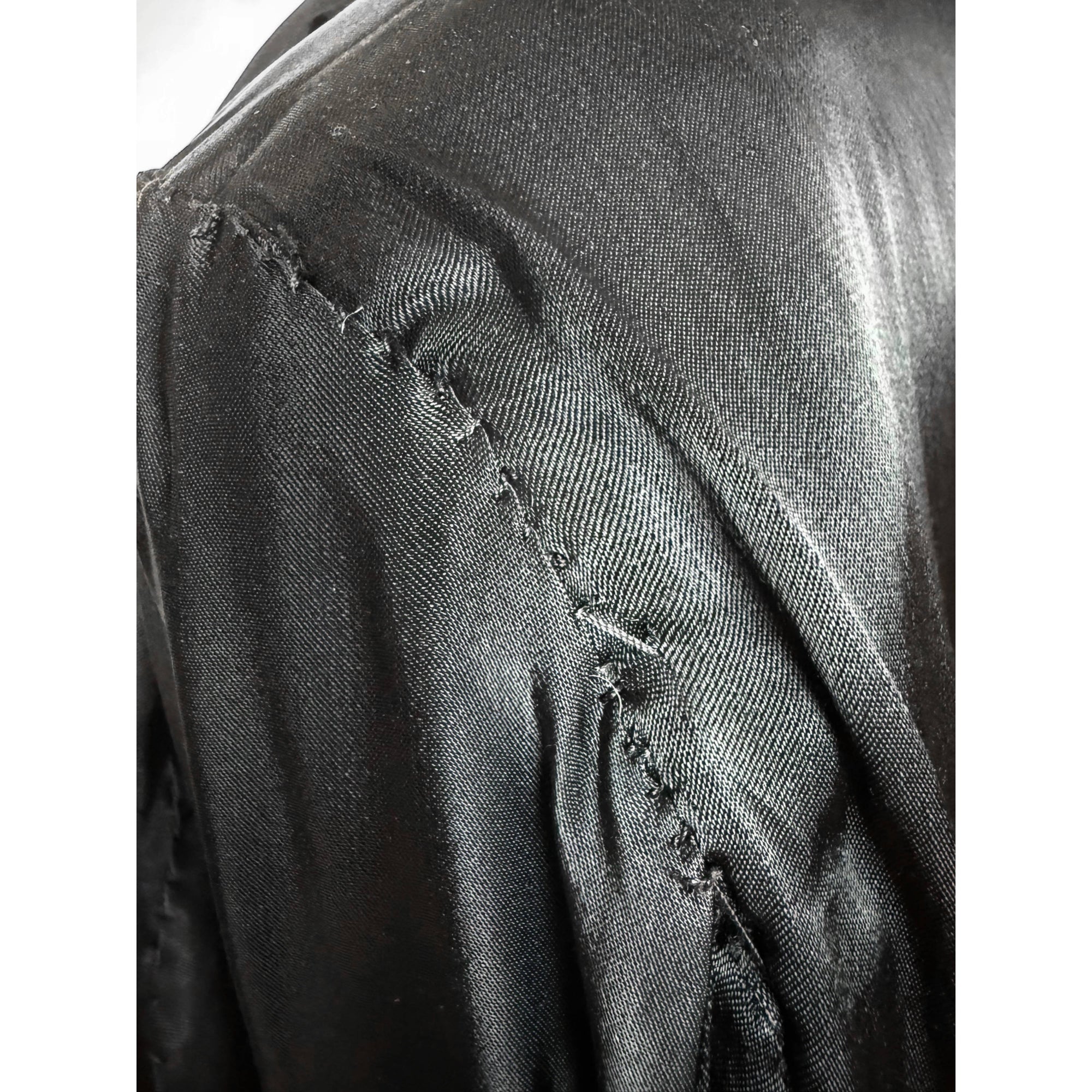 Vintage 1940s Coat Black Wool Princess Style Women’s Size L