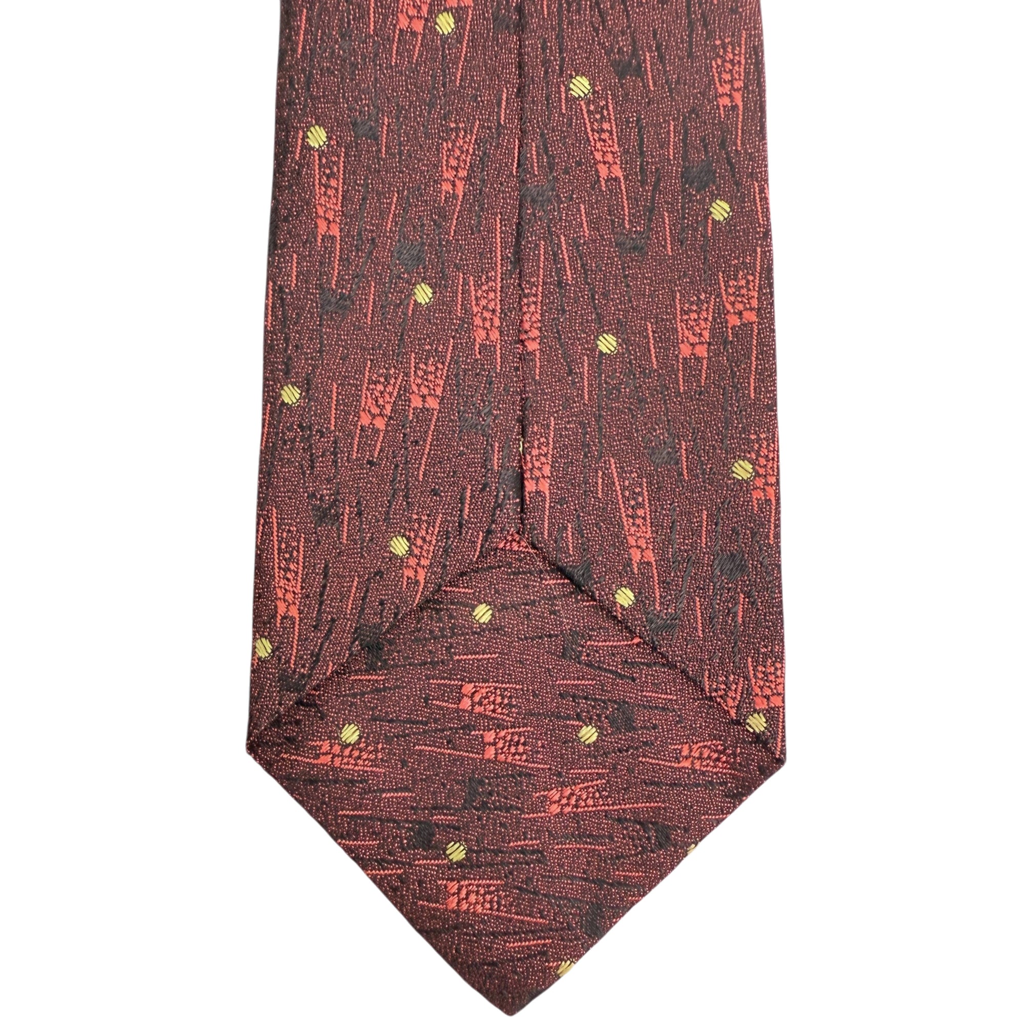 Vintage 1950s Tie Abstract Pattern Necktie Atomic Era