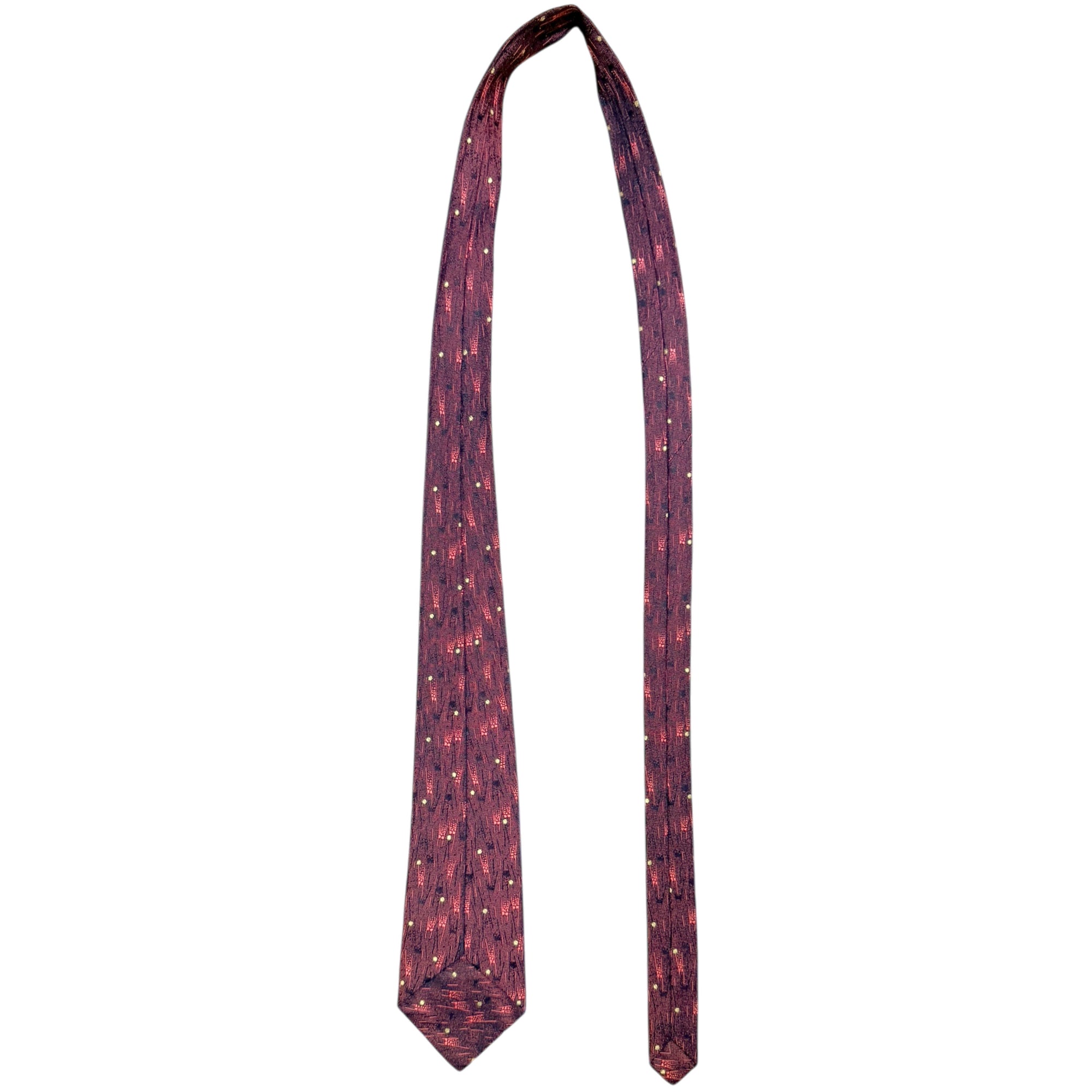 Vintage 1950s Tie Abstract Pattern Necktie Atomic Era