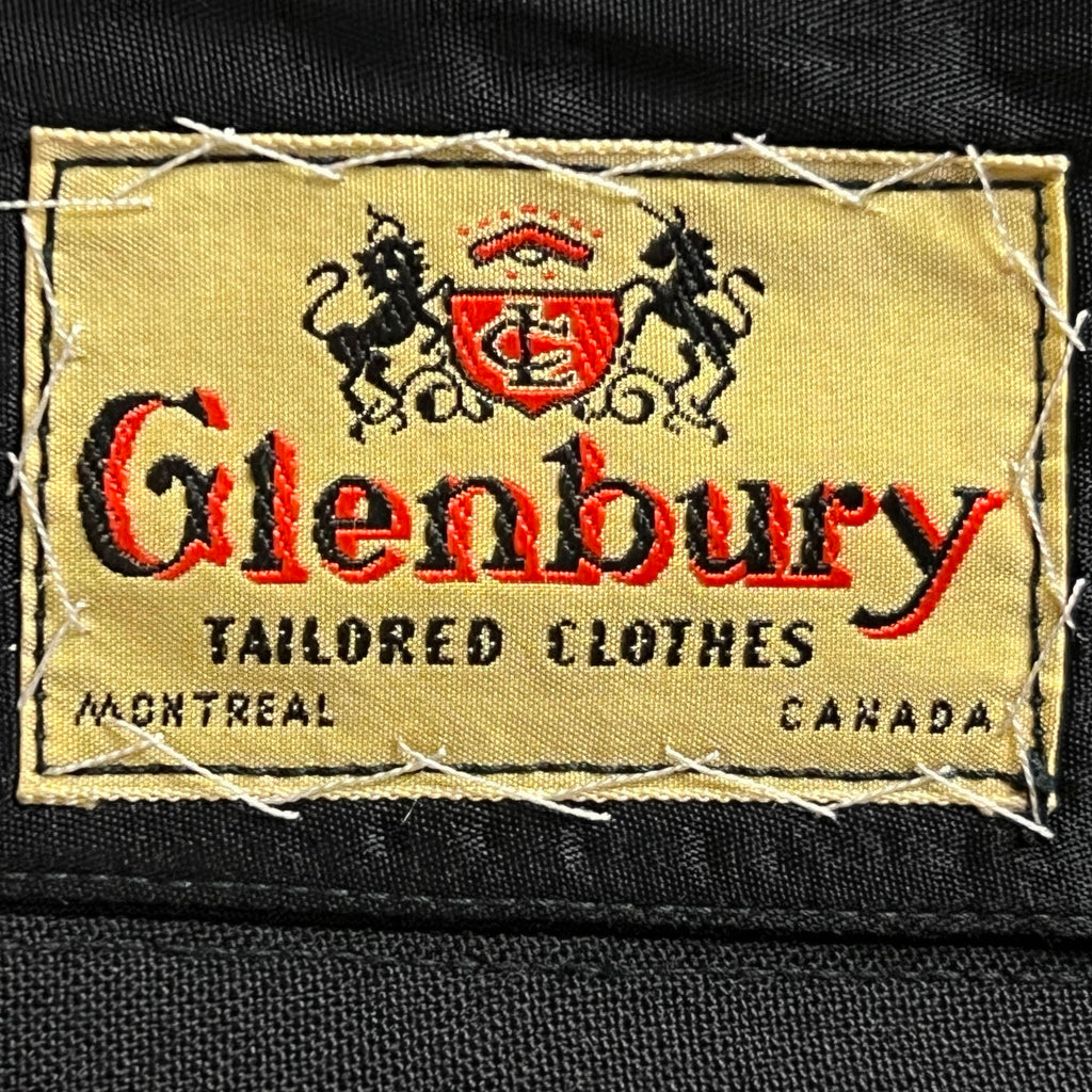 Vintage 1960s Tuxedo Suit Satin Trim Shawl Lapels Sz M