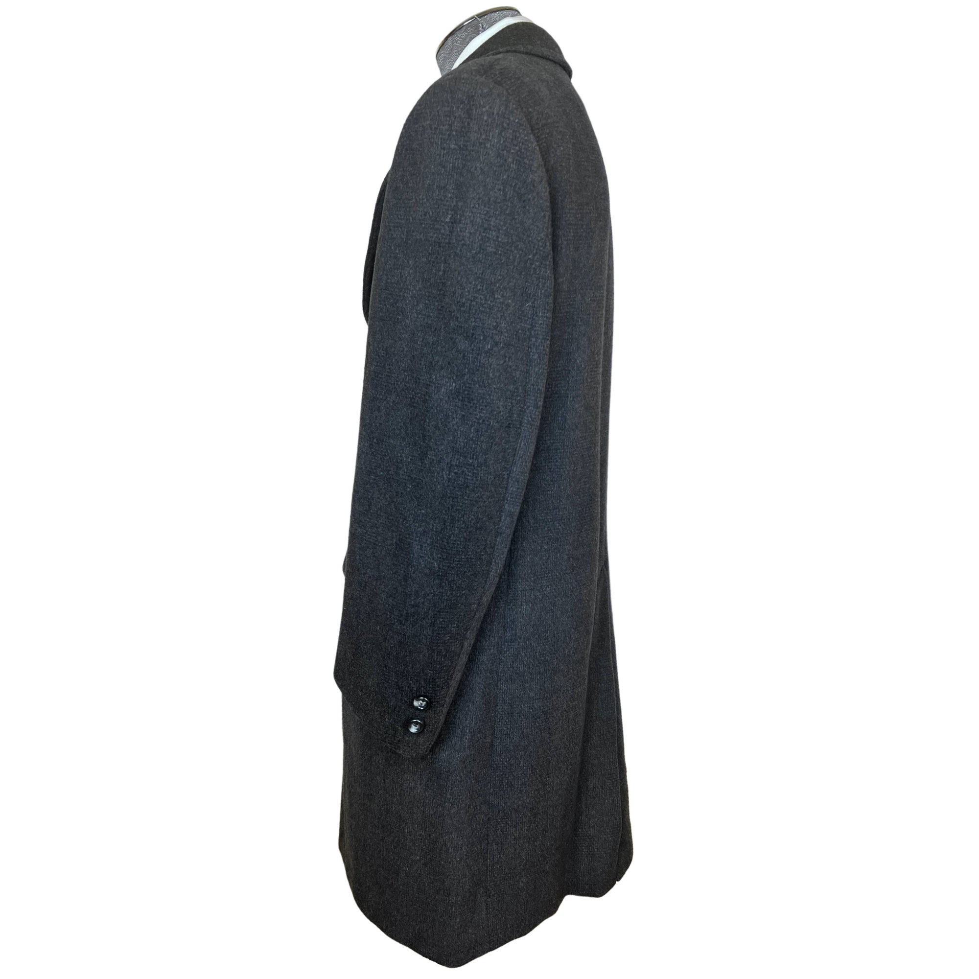 1960s Vintage Overcoat Mens Wool Coat Size M L