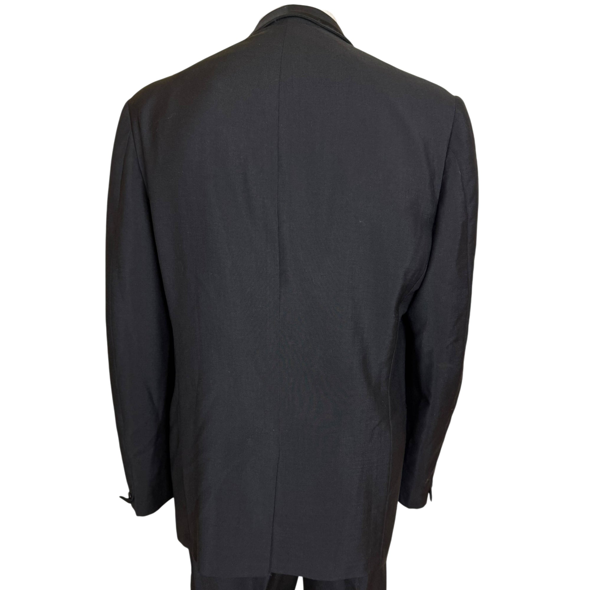 back view of Vintage 1966 Mohair Tuxedo Jacket