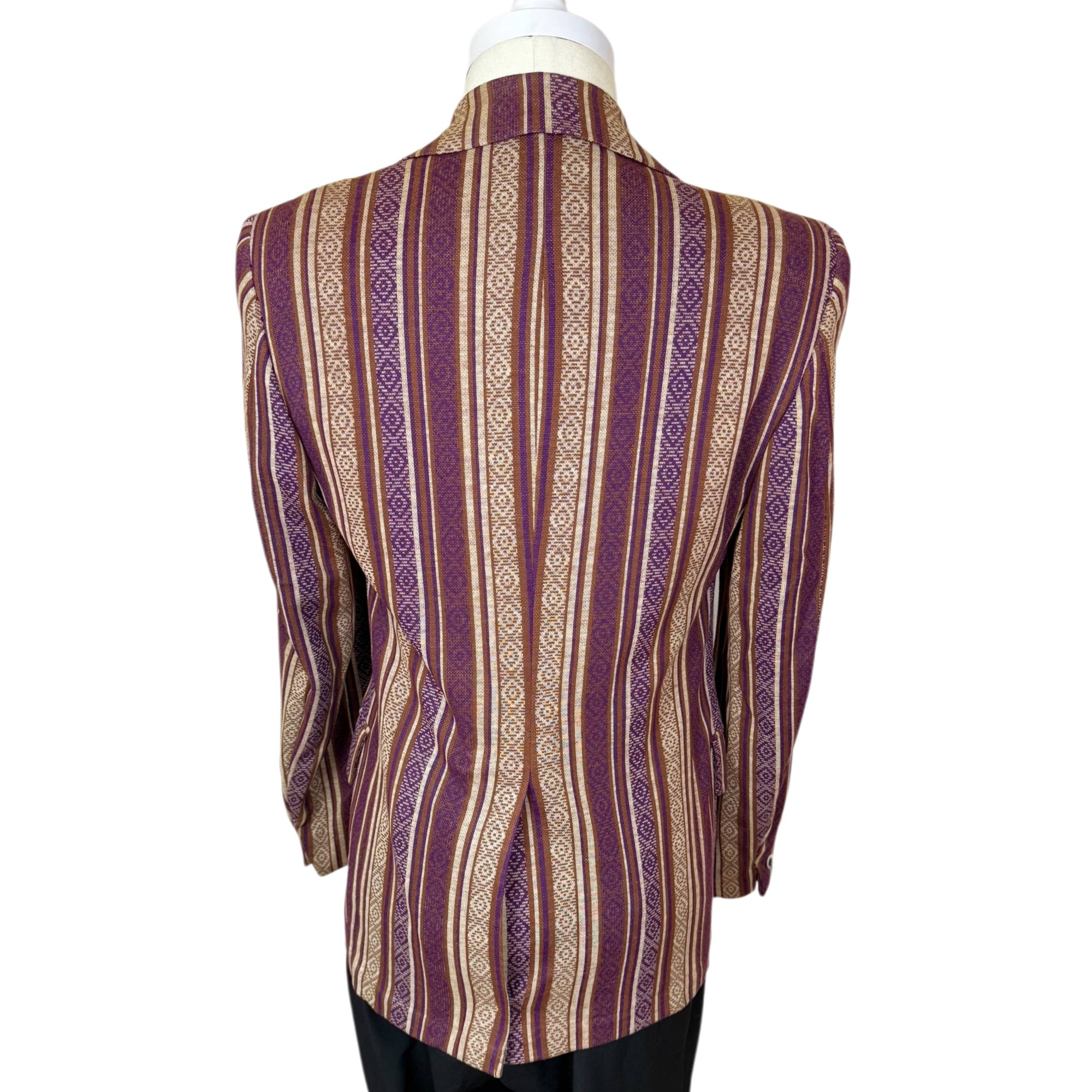 Vintage 1970s Sports Jacket Mens Mod Dandy Fashion Size S