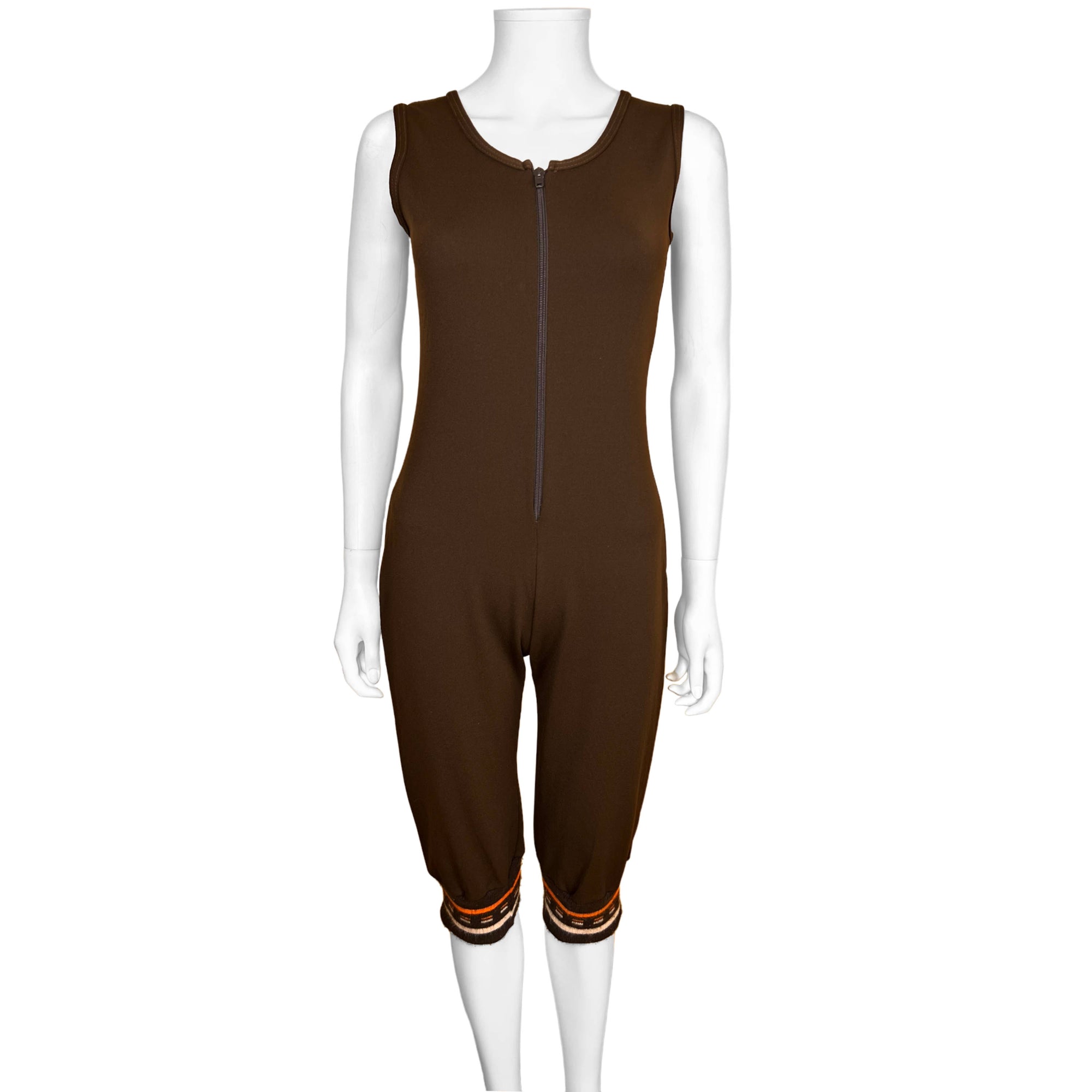 Vintage 1970s Ski Suit Jacket w Body Suit Ladies Size S