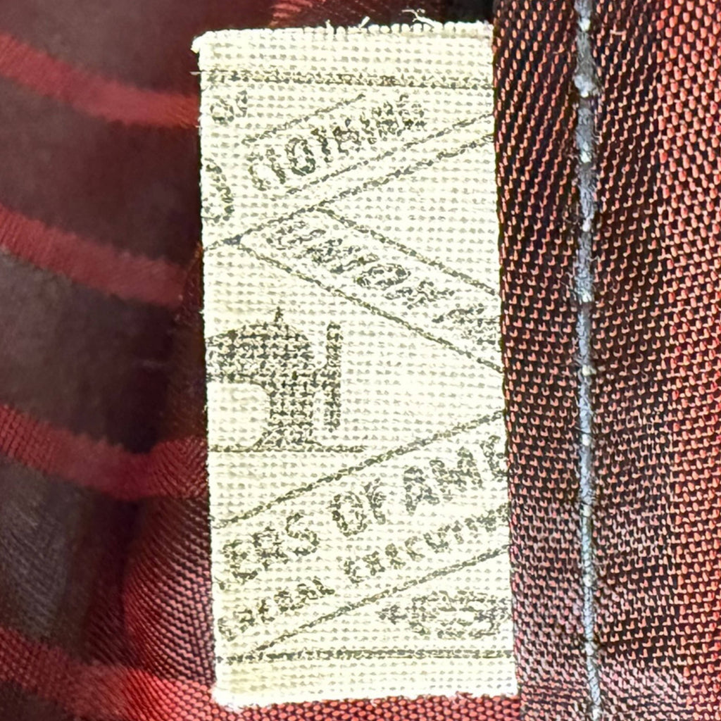 Vintage 1970s Suit Double Breasted Grey Pinstriped Black Mens Sz M