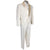 Vintage NWT 1980s White Tuxedo Size 42 Pierre Segal Paris